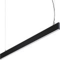 Ideal Lux - LED luster na sajli STEEL LED/29W/230V 4000K CRI 90 120 cm crna